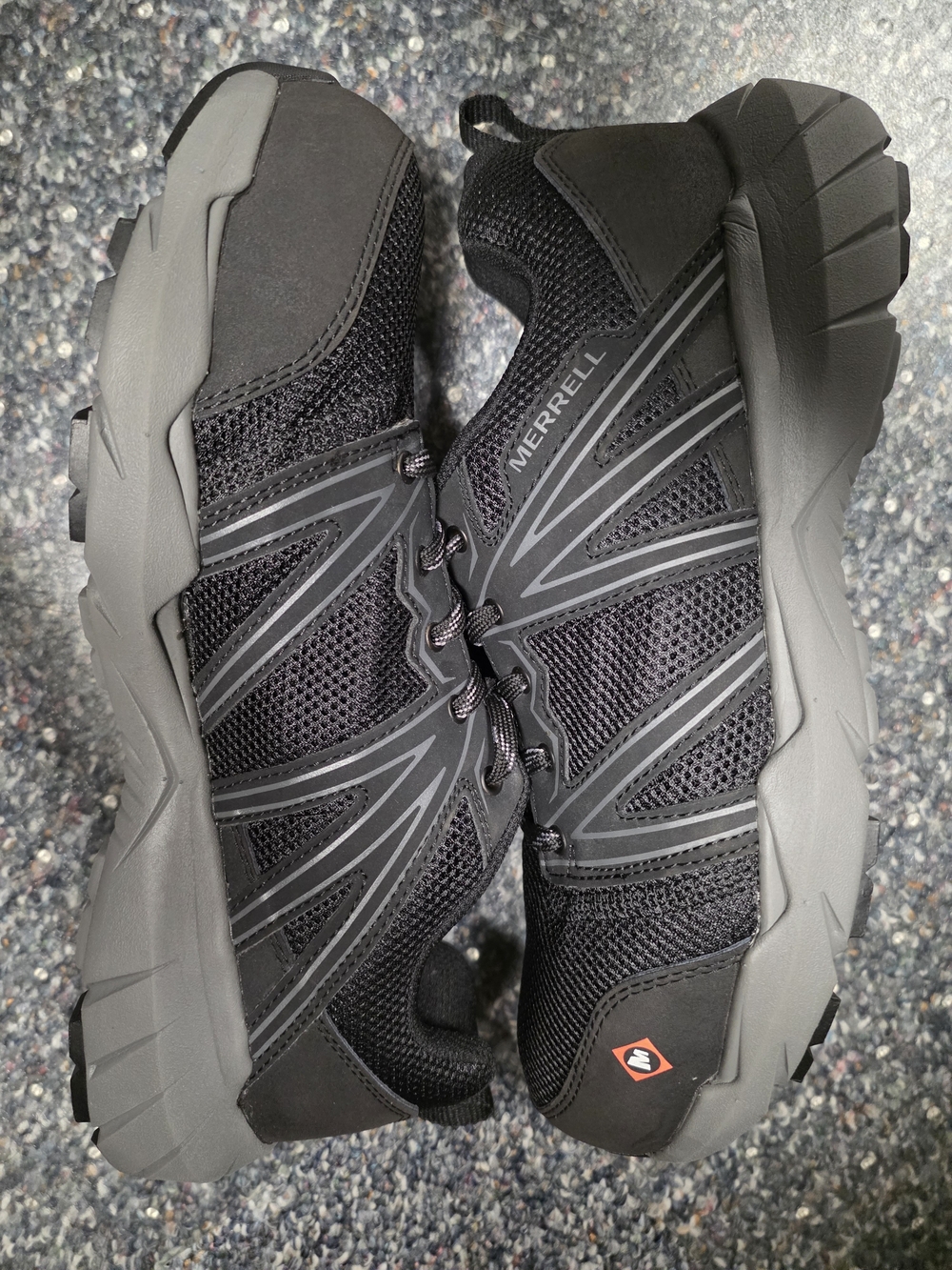 Merrell Men's Black Trail Steel Toe Shoes